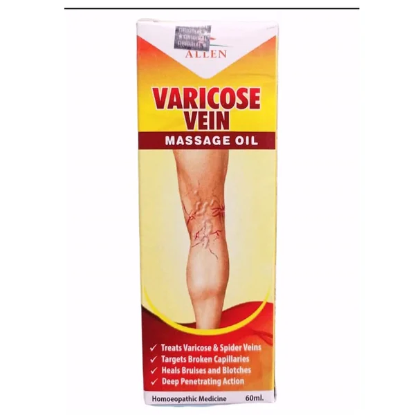 Allen Varicose Vein Massage Oil, 60 ml