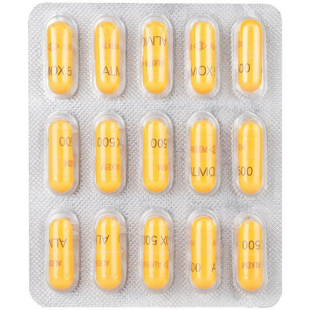 Almox-500 Capsule 15's, Pack of 15 CAPSULES Almox-500 Capsule 15's, Pack of 15 CAPSULES