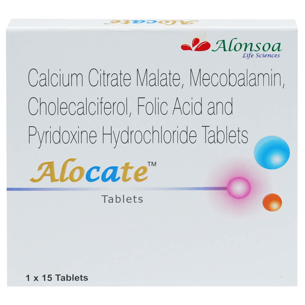 Alocate Tablet 15's, Pack of 15 Alocate Tablet 15's, Pack of 15