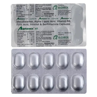 Alphamix BT Capsule 10's, Pack of 10 CAPSULES