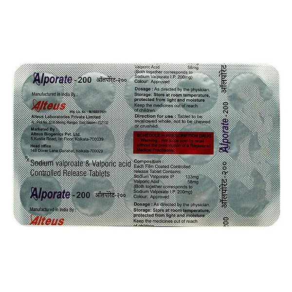 Alporate-200 Tablet 15's