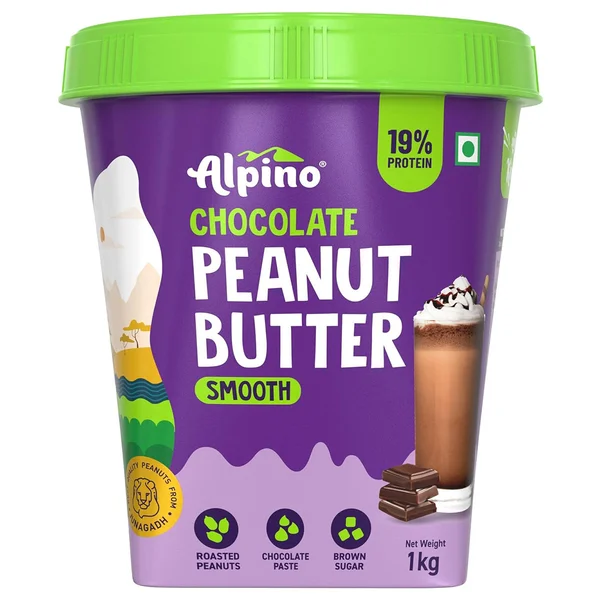 Alpino Chocolate Peanut Butter Smooth, 1 kg