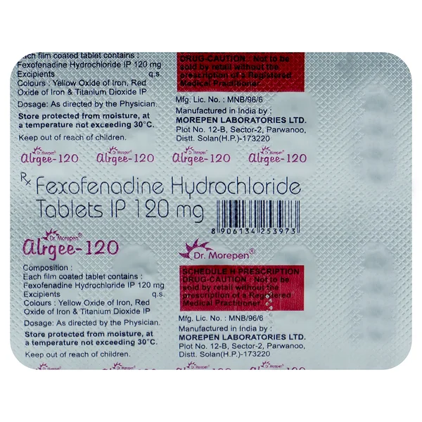 Alrgee-120 Tablet 10's