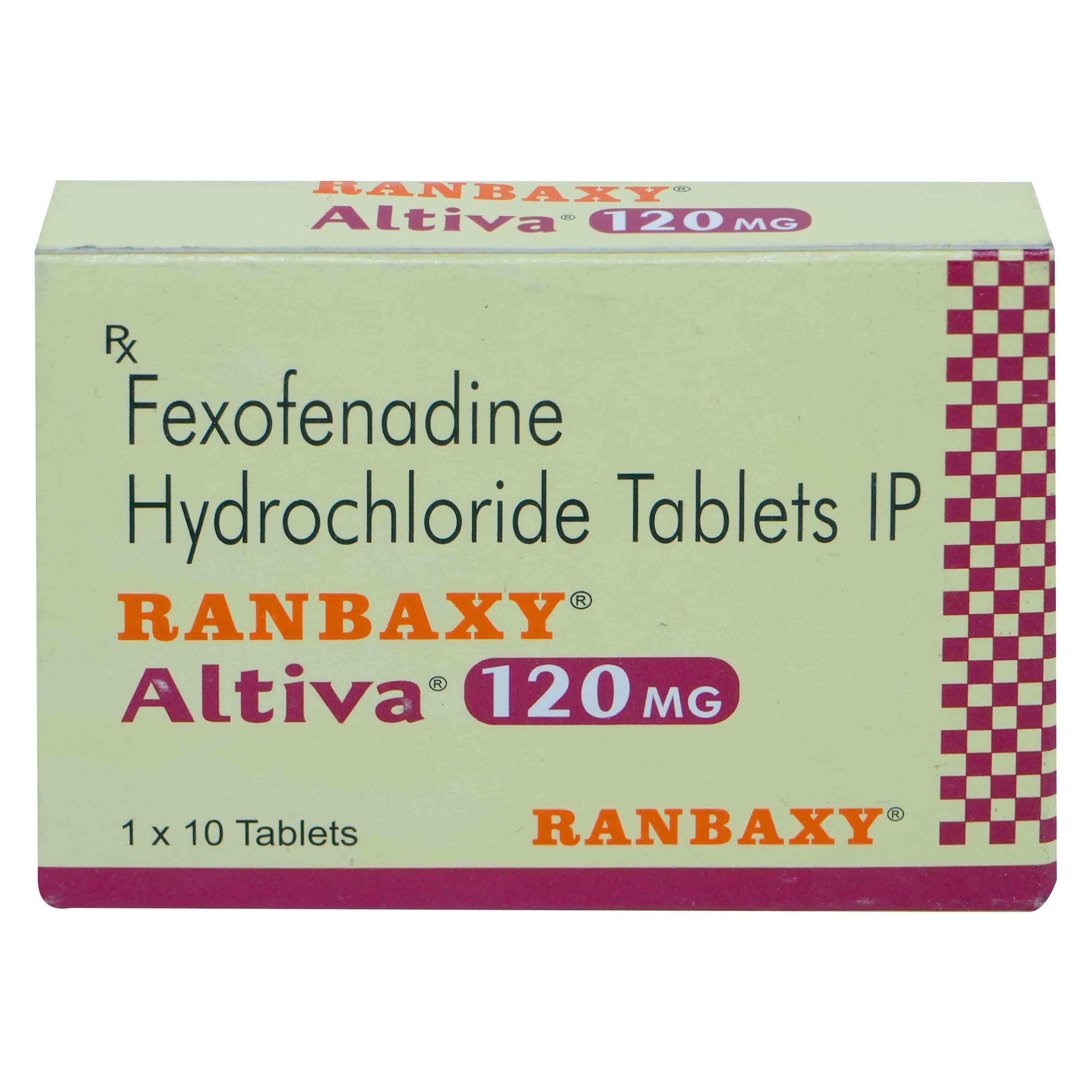 Altiva 120 mg Tablet 10's, Pack of 10 IndiaS Altiva 120 mg Tablet 10's, Pack of 10 IndiaS