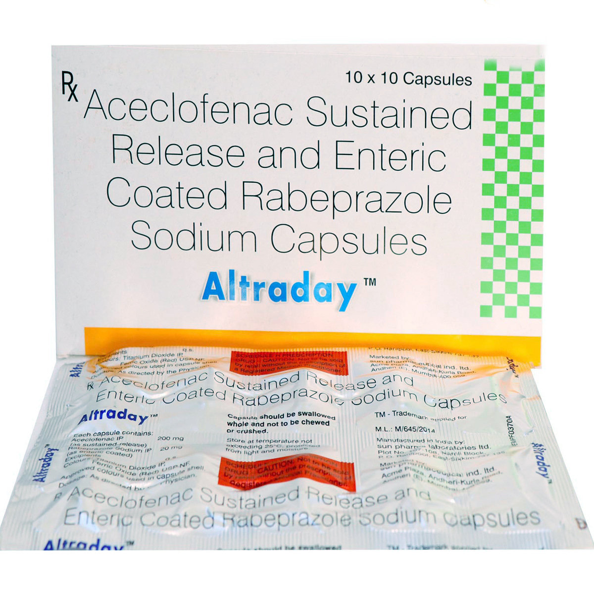 Altraday Capsule 10's, Pack of 10 CAPSULES Altraday Capsule 10's, Pack of 10 CAPSULES