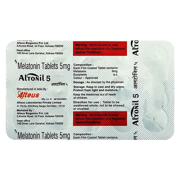 Altonil 5 mg MD Tablet 15's, Pack of 15 TabletS
