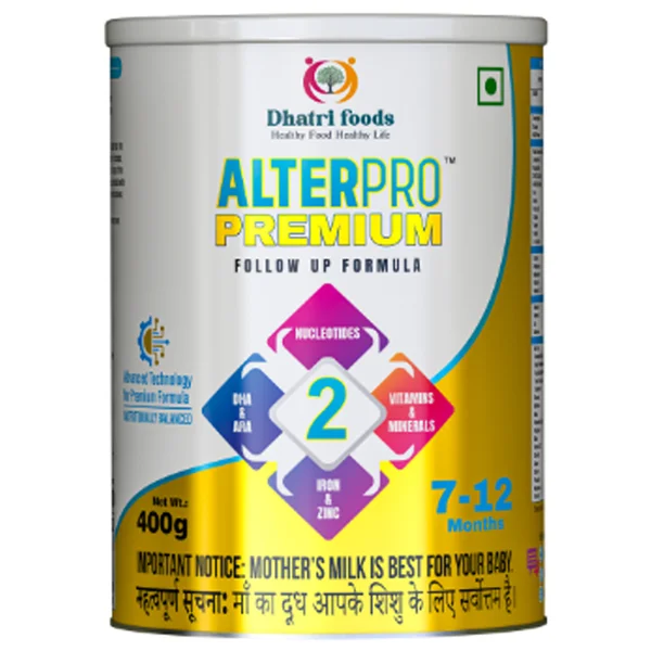 Alterpro Premium Infant Formula Stage-2 Powder, 400 gm Tin