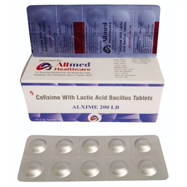 Alxime 200 LB Dispersible Tablet 10's