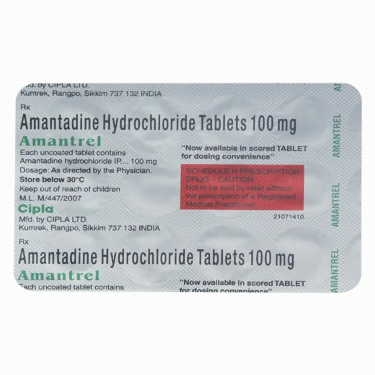 Buy Amantrel 100 mg Capsule 15's Online