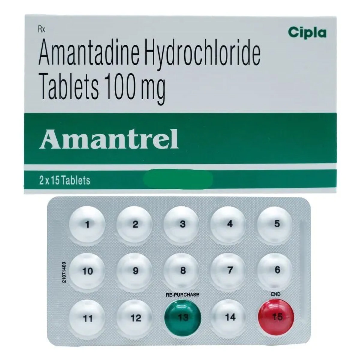Amantrel 100 mg Capsule 15's, Pack of 15 TABLETS Amantrel 100 mg Capsule 15's, Pack of 15 TABLETS