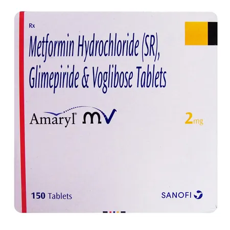 Amaryl MV 2mg Tablet 15's