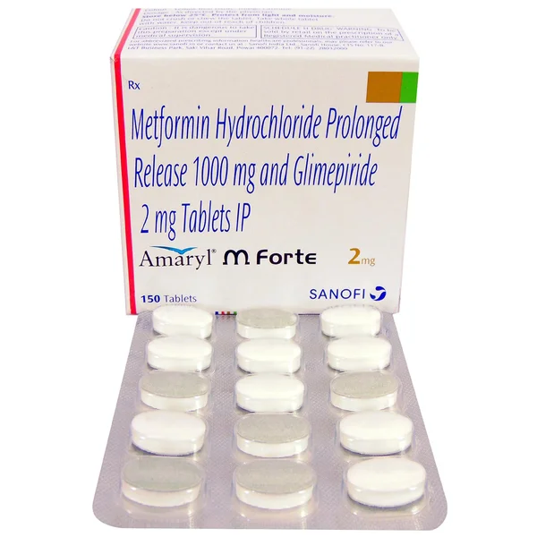 Amaryl M Forte 2 mg Tablet 15's
