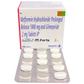 Amaryl M Forte 2 Tablet 15's, Pack of 15 TABLETS