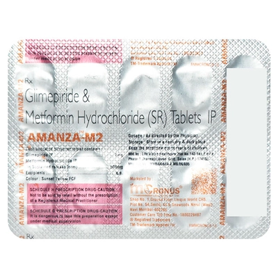 Amanza-M2 Tablet 10's, Pack of 10 TabletS