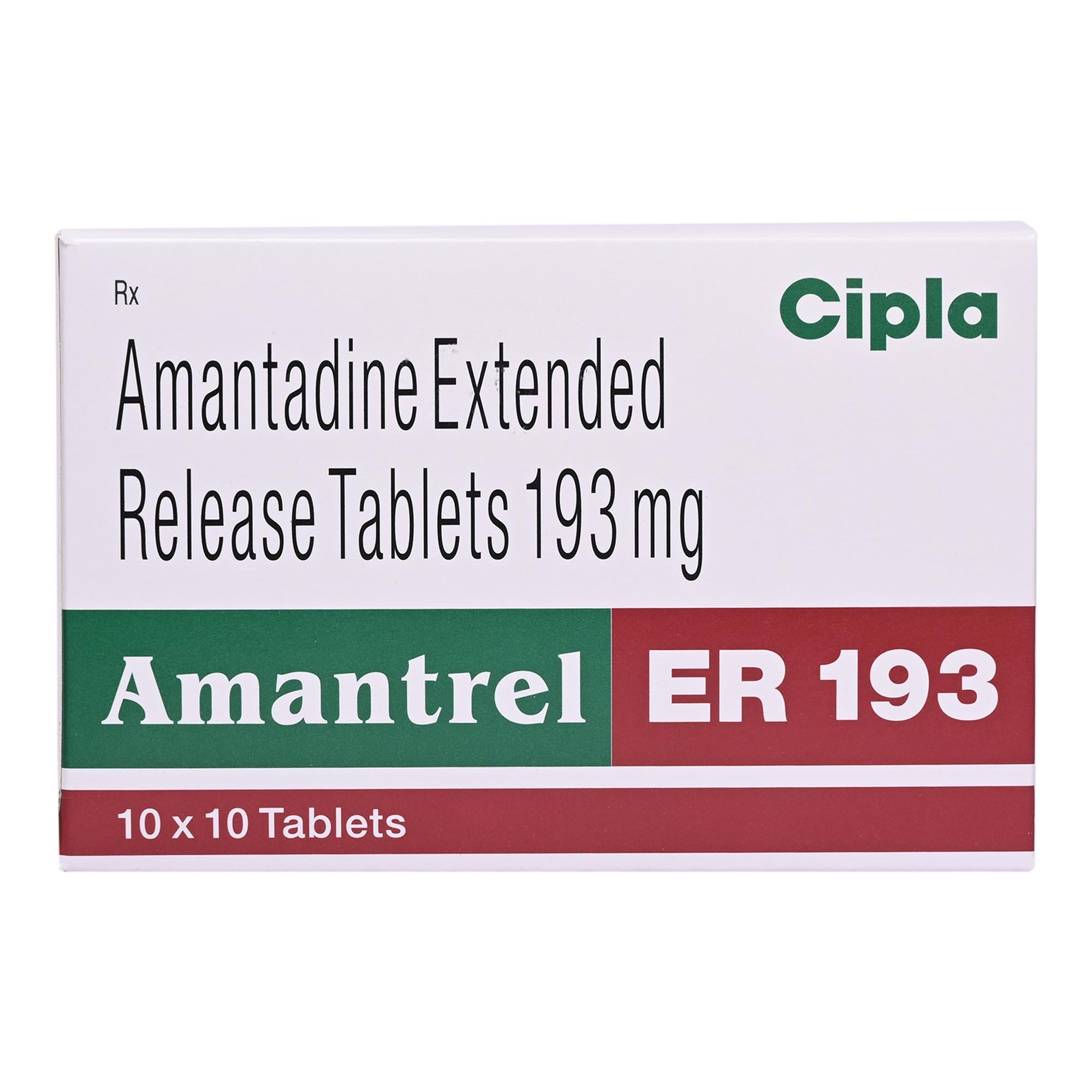 Amantrel ER 193 Tablet 10's, Pack of 10 TABLETS Amantrel ER 193 Tablet 10's, Pack of 10 TABLETS
