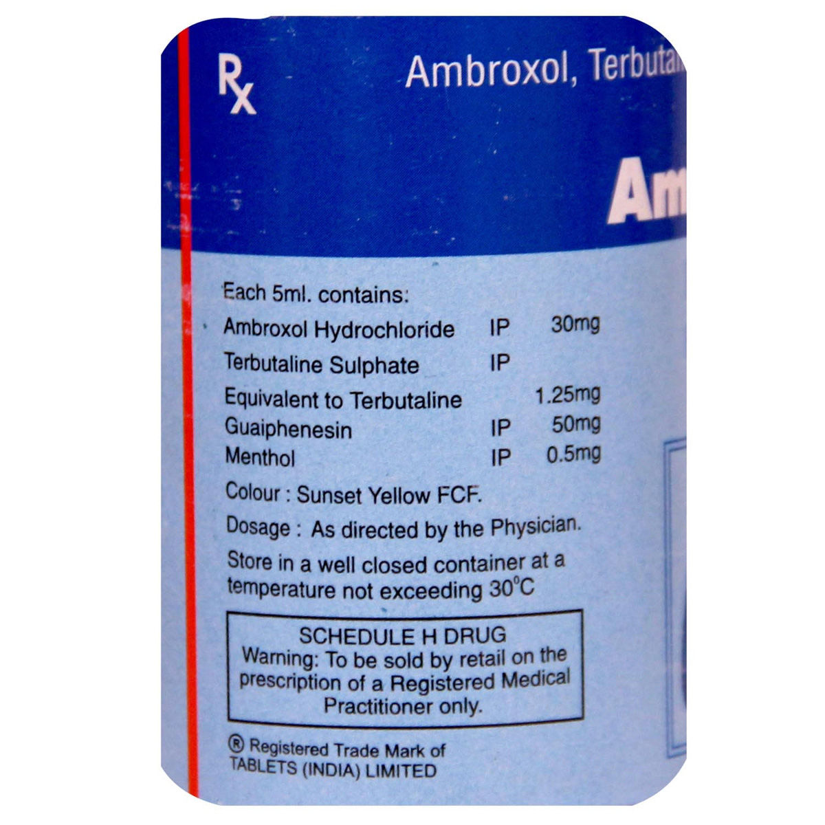 Buy Ambrolite S Syrup 100 ml Online