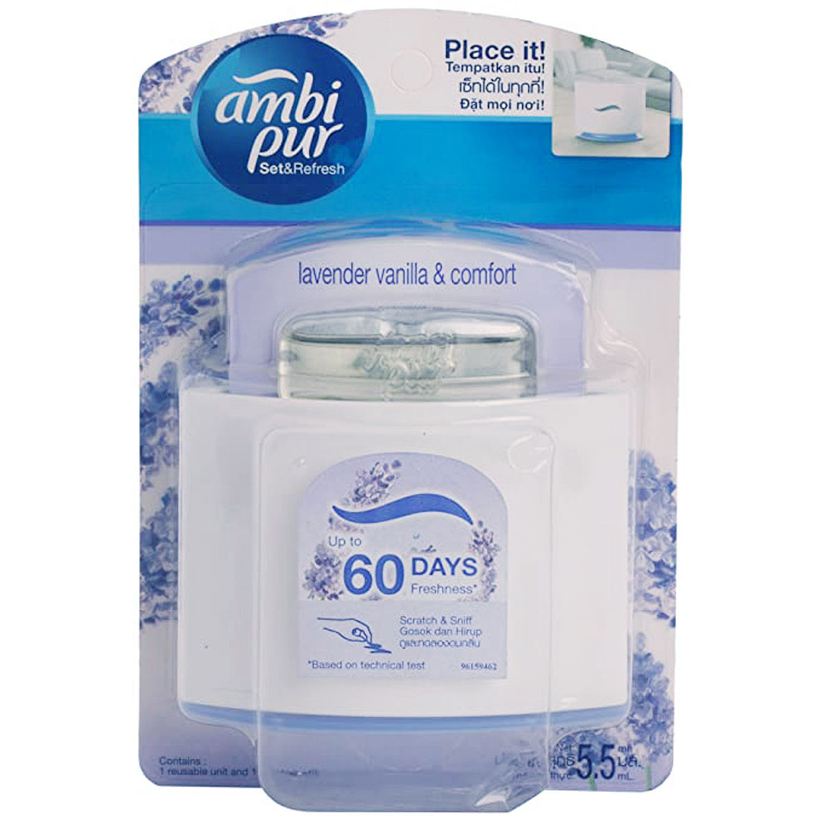 Buy Ambi Pur Lavender Vanilla & Comfort Air Freshner, 5.5 ml Online