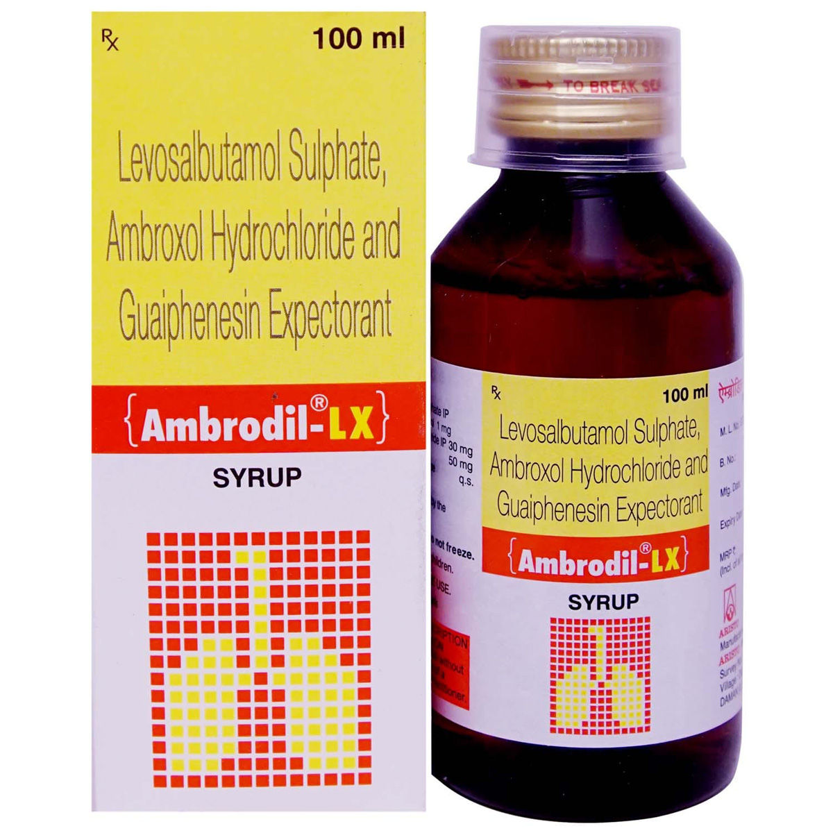 AmbrodilLX Syrup 100 ml Price, Uses, Side Effects, Composition