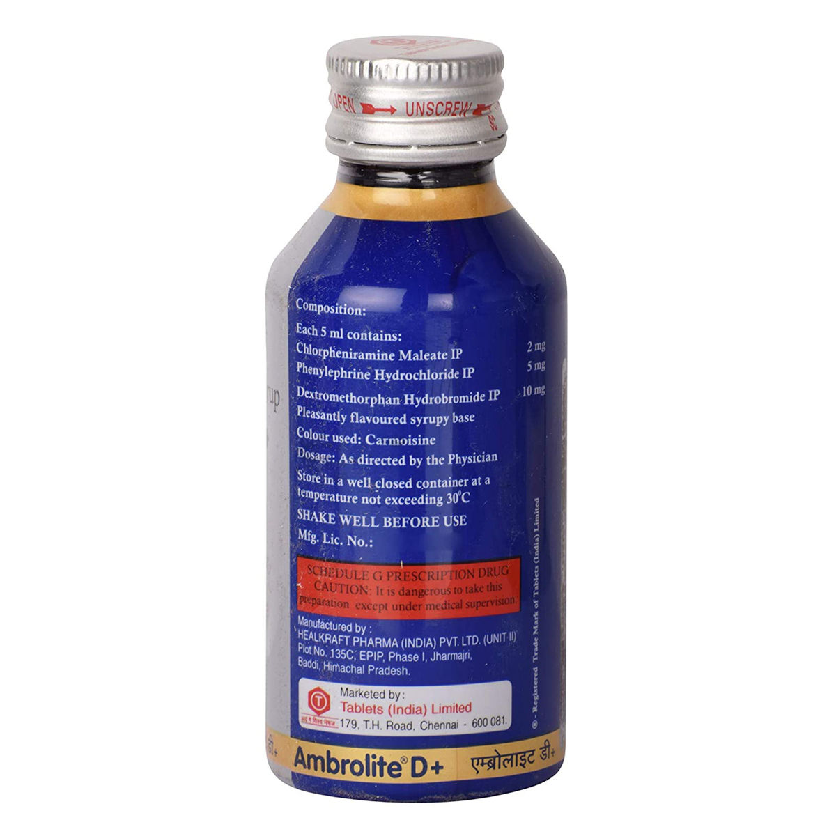 Ambrolite D Plus Syrup 100 ml Price, Uses, Side Effects, Composition Apollo Pharmacy