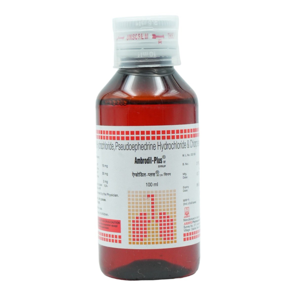 Buy Ambrodil-Plus RF Syrup 100 ml Online