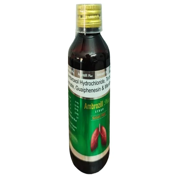 Ambrozill Plus Sugar Free Syrup 100 ml