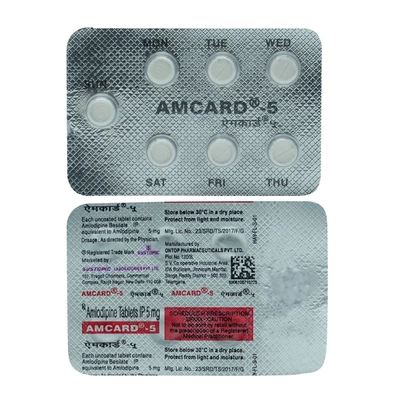 Amcard 5 Tablet 7's, Pack of 7 TabletS