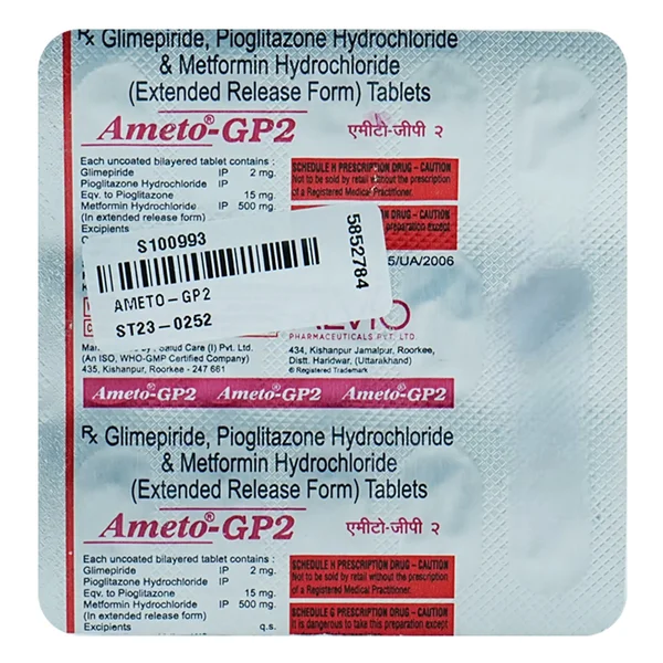 Ameto GP2 Tablet 15's