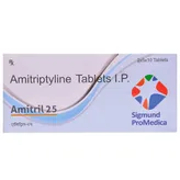 Amitril 25 Tablet 10's, Pack of 10 TABLETS