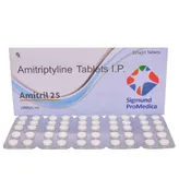 Amitril 25 Tablet 10's, Pack of 10 TABLETS