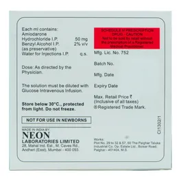 Amiodon Injection 3 ml | Uses, Side Effects, Price | Apollo Pharmacy