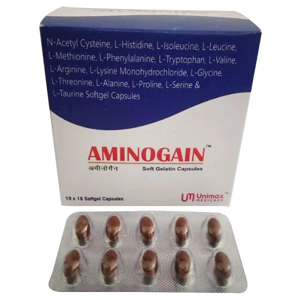 Aminogain Capsule 10's
