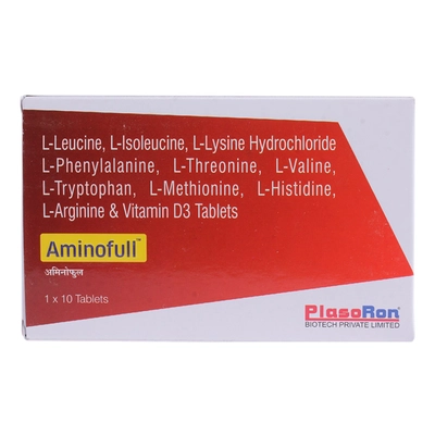 Aminofull Tablet 10's, Pack of 10 TabletS