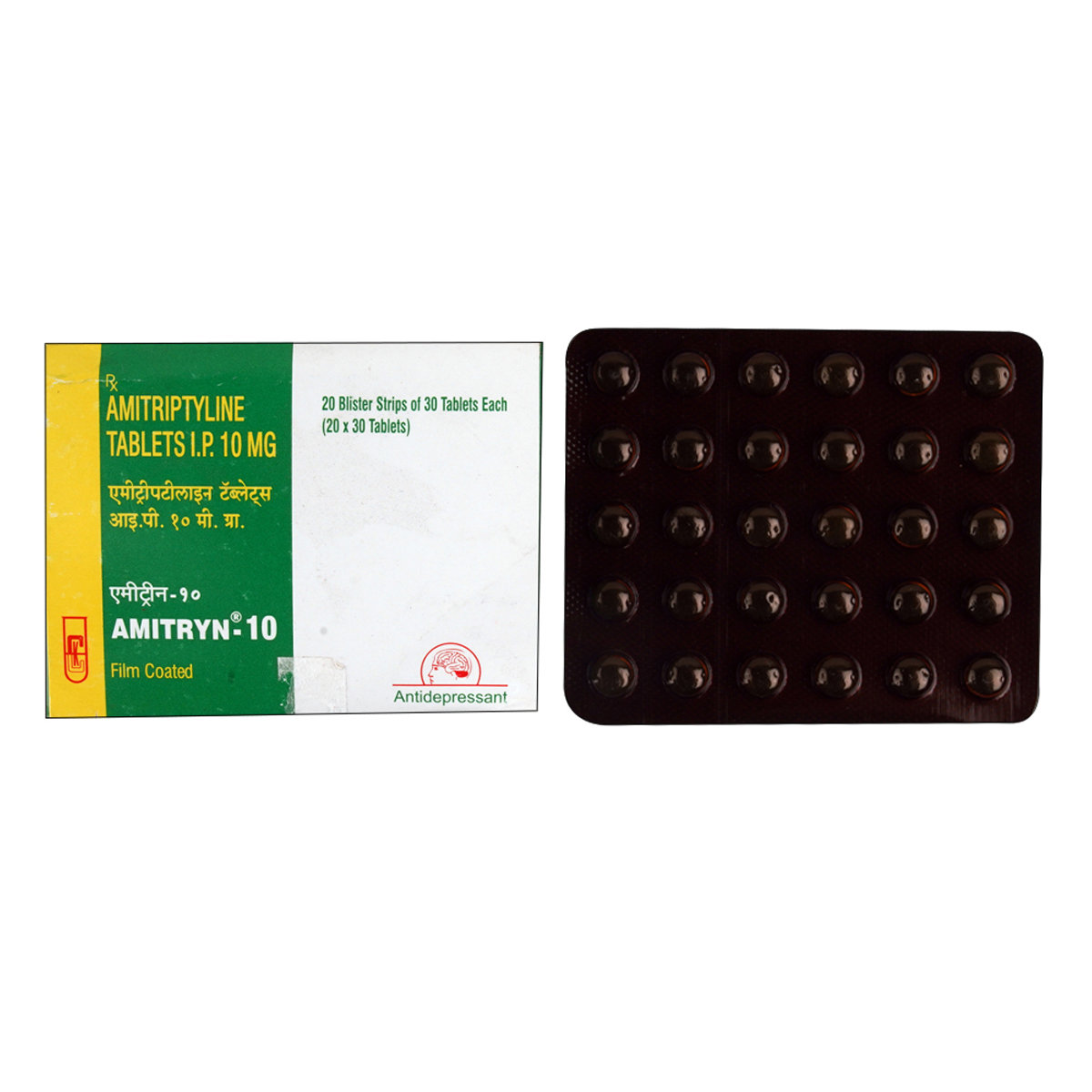 Amitryn-10 Tablet 30's, Pack of 30 TABLETS Amitryn-10 Tablet 30's, Pack of 30 TABLETS
