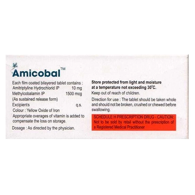 Amicobal 10/1500 Tablet 15's, Pack of 15 TABLETS