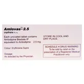 Amlovas 2.5 Tablet 15's, Pack of 15 TABLETS