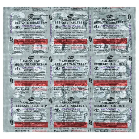 Amlogard 5 mg Tablet 30's
