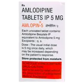 Amlopin-5 Tablet 10's, Pack of 10 TABLETS