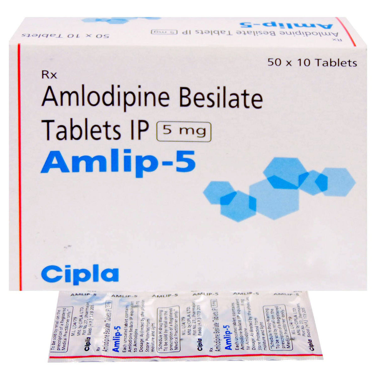 Buy Amlip-5 Tablet 10's Online