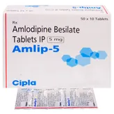 Amlip-5 Tablet 10's, Pack of 10 TABLETS