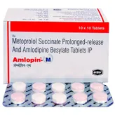 Amlopin M  Tablet 10's, Pack of 10 TABLETS