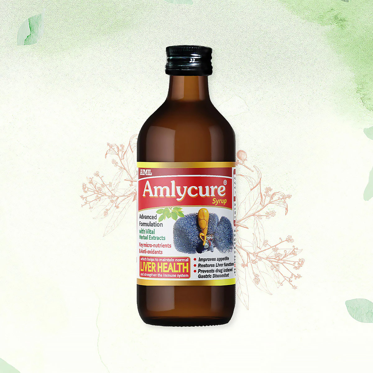 Aimil Amlycure Syrup, 200 ml, Pack of 1 Aimil Amlycure Syrup, 200 ml, Pack of 1