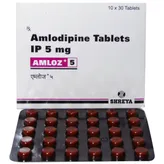 Amloz-5 Tablet 30's, Pack of 30 TabletS