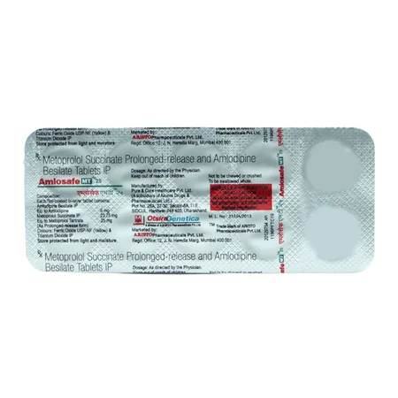 Amlosafe MT 25 Tablet 10's