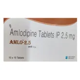 Amlo-2.5 Tablet 15's, Pack of 15 TABLETS