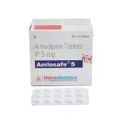 Amlosafe 5 Tablet 15's, Pack of 15 TABLETS