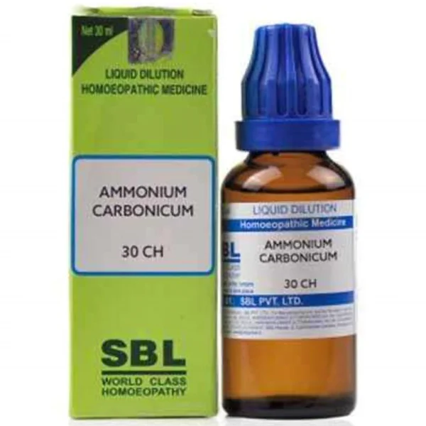 SBL Ammonium Carbonicum 30 CH Dilution, 30 ml