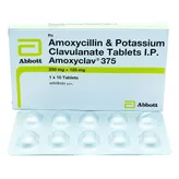 Amoxyclav 375 Tablet 10's, Pack of 10 TabletS