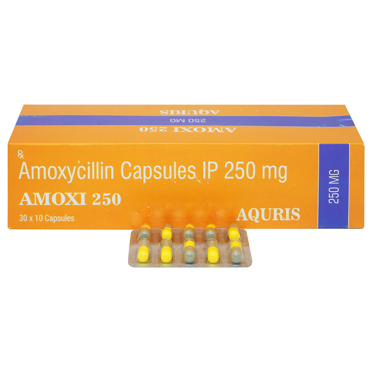 Amoxi 250 Capsule 10's, Pack of 10 CAPSULES Amoxi 250 Capsule 10's, Pack of 10 CAPSULES