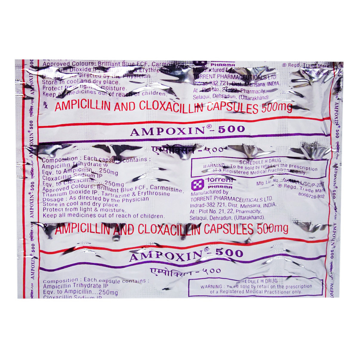 Ampoxin 500 Capsule 15's, Pack of 15 CAPSULES Ampoxin 500 Capsule 15's, Pack of 15 CAPSULES