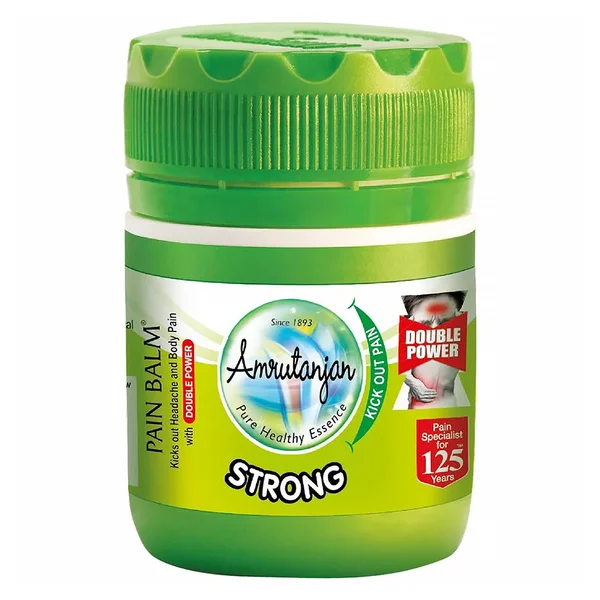 Amrutanjan Strong Double Power Pain Balm, 8 ml, Pack of 1